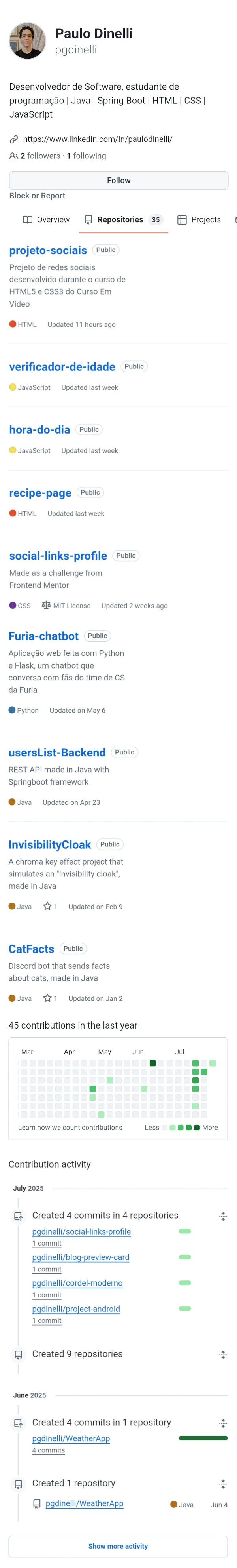 tela github
